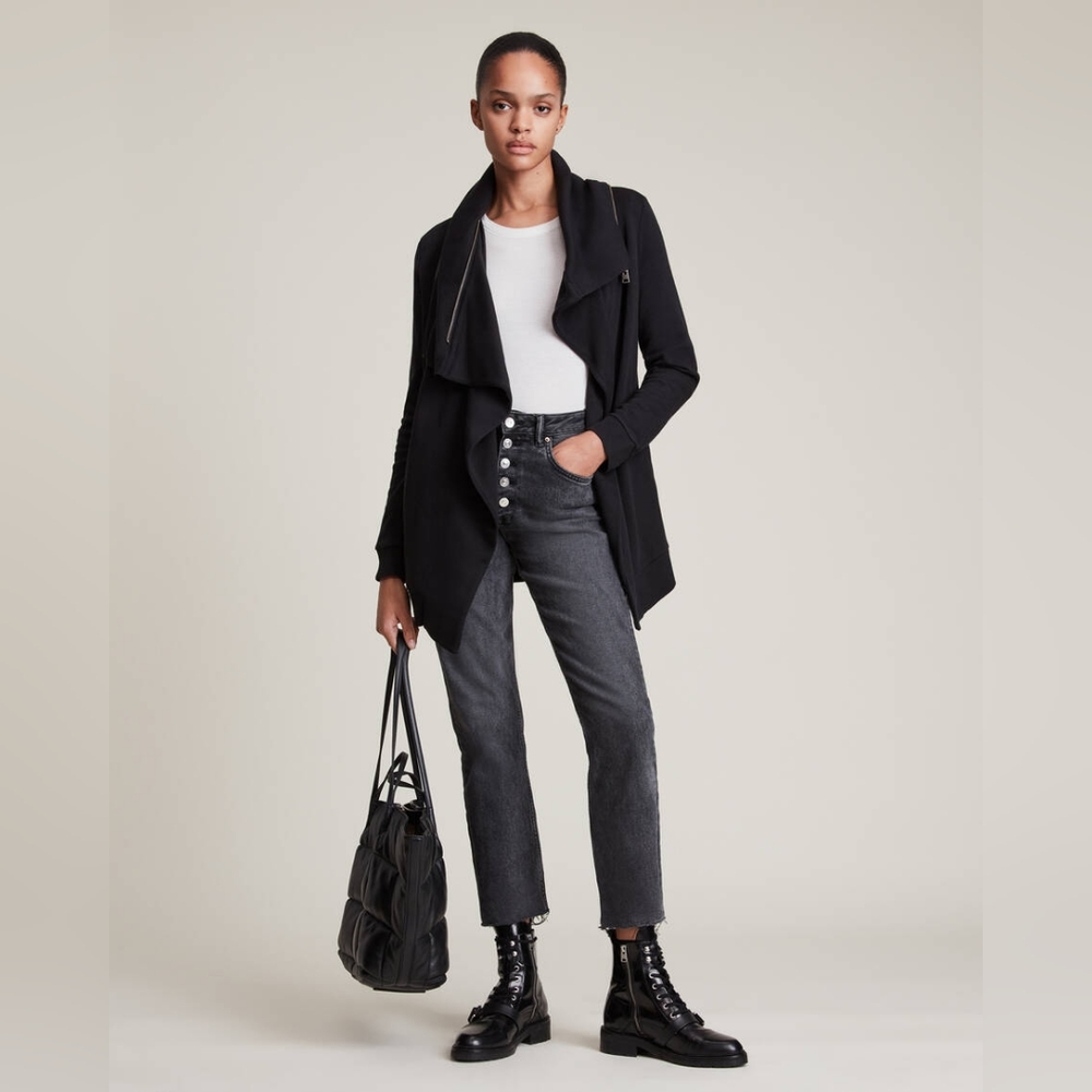 Allsaints Dahlia Sweatshirt in Black